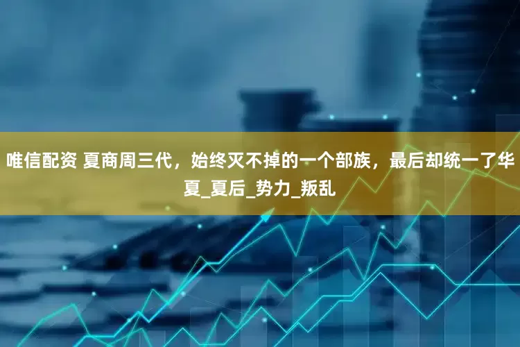 唯信配资 夏商周三代，始终灭不掉的一个部族，最后却统一了华夏_夏后_势力_叛乱