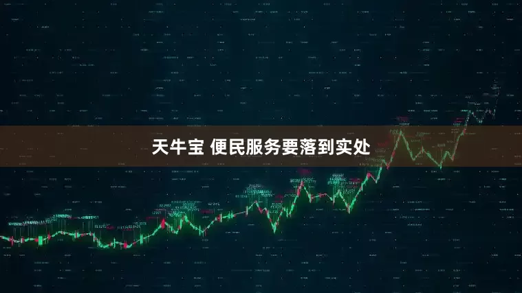 天牛宝 便民服务要落到实处
